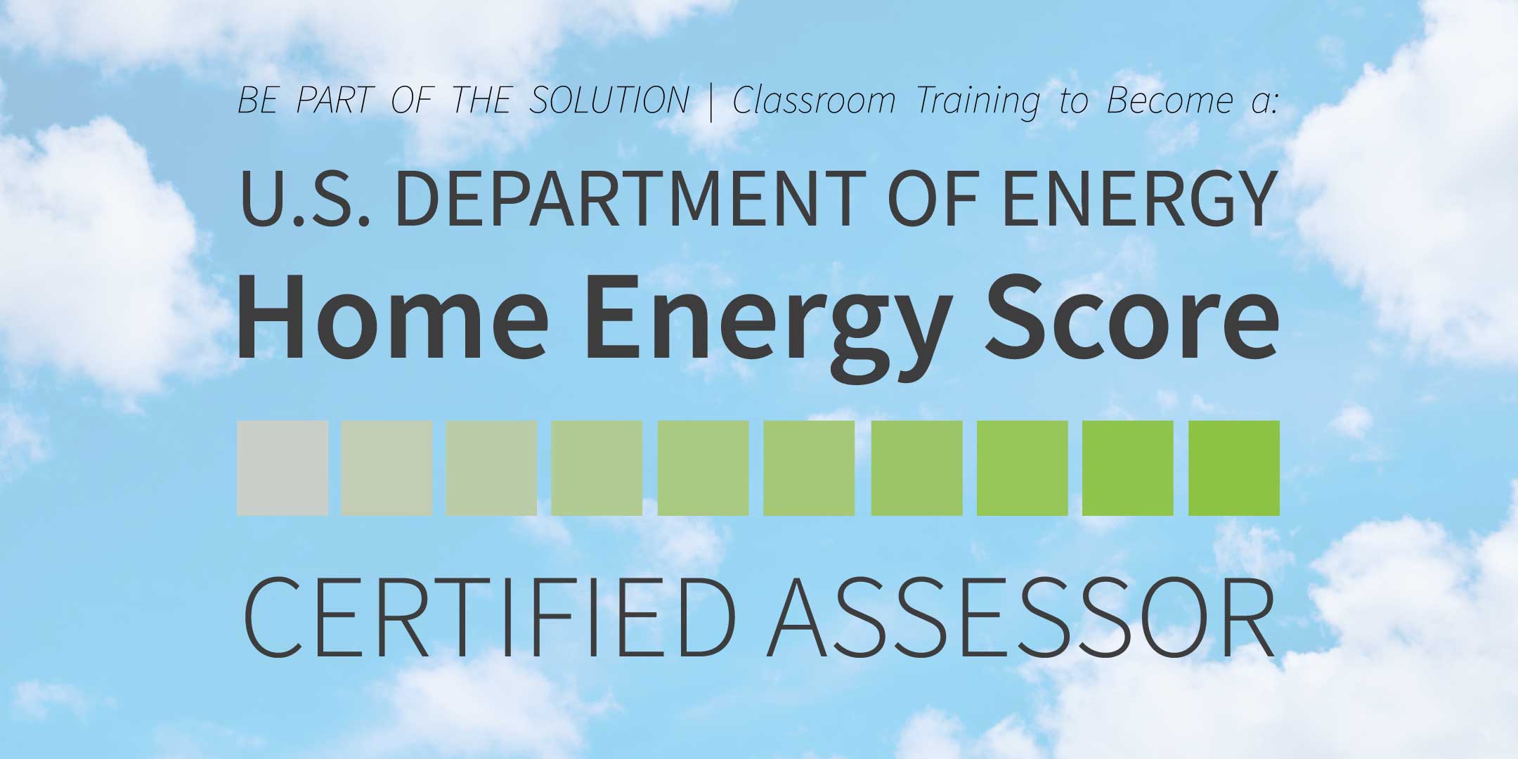 Home Energy Score Certified Assessor Training